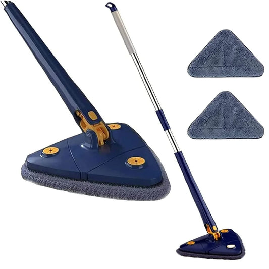 360° Rotating Adjustable Mop – Easy Floor Cleaning Microfiber Mop