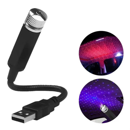 USB Portable Flexible Car Interior Night Light Adjustable LED Ambient Lighting