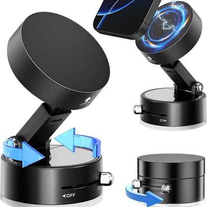 Magnetic Suction Car Phone Mount Strong Magnet Dashboard Holder for Hands Free Driving